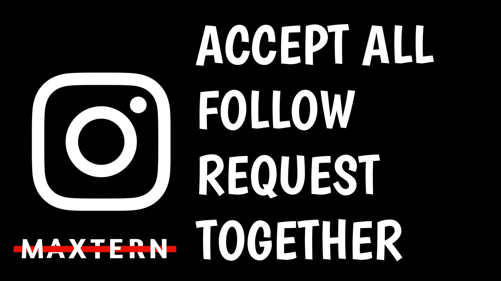 How To Accept all Instagram Pending Followers Request at Once | Accept