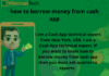 How to borrow money from cash app
