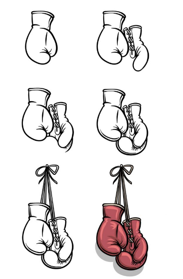 How To Draw Boxing Gloves