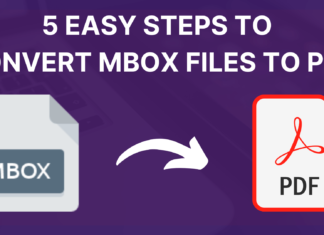 5 Easy Steps to Convert MBOX Files to PDF
