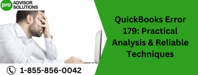 QuickBooks Error 179