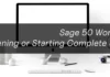 Sage 50 Won't Open