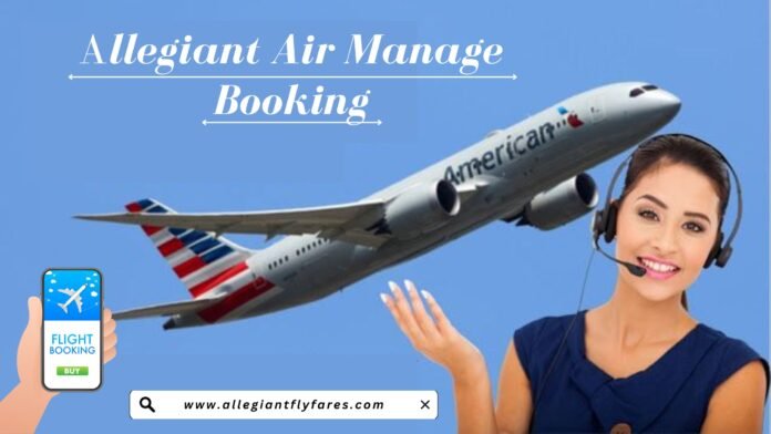 Allegiant Air Manage Booking