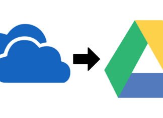 migrate OneDrive to Google Drive