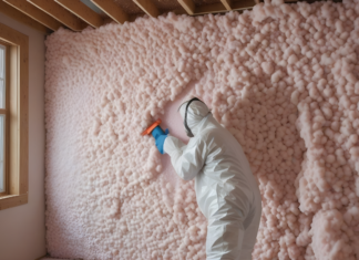 spray foam insulation installation