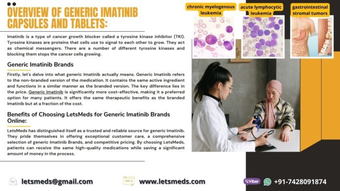 Why choose LetsMeds for buy Imatikast Imatinib Capsules Online?