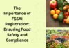 The Importance of FSSAI Registration Ensuring Food Safety and Compliance