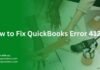 QuickBooks Error 4120