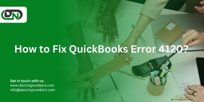 QuickBooks Error 4120